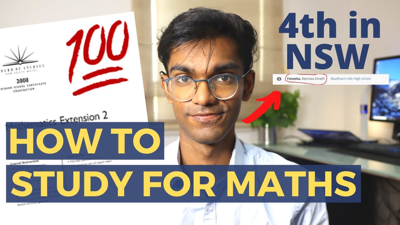 How I get 100% in Maths Exams | How to Study for Maths