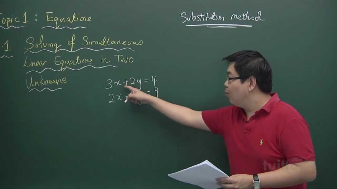JC Mathematics H1 - Topic 1 Equations Demo Video