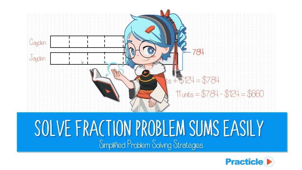 Solve Primary 5 Math Fraction Problem Sums Easily! (Part 1)