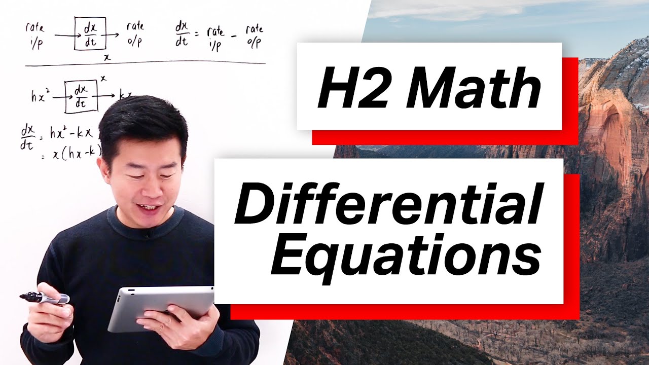 How To Model A Differential Equation | A Level H2 Math