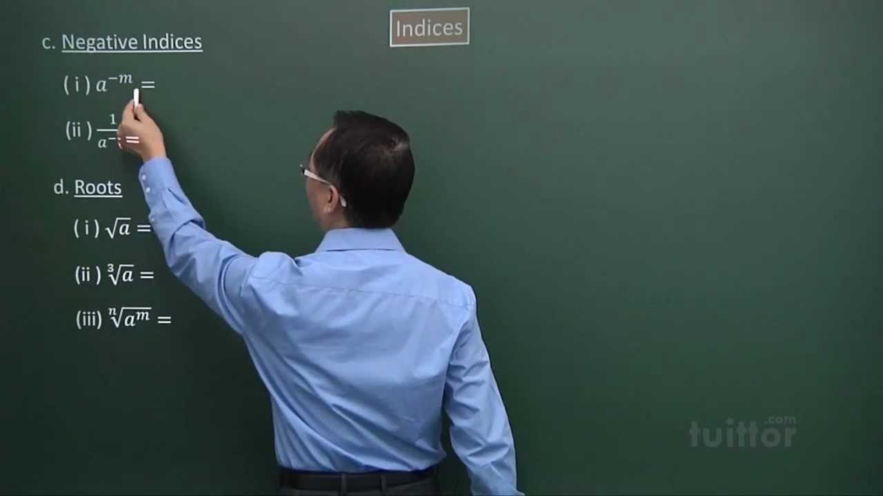 Indices (Additional Maths Sec 3/4)
