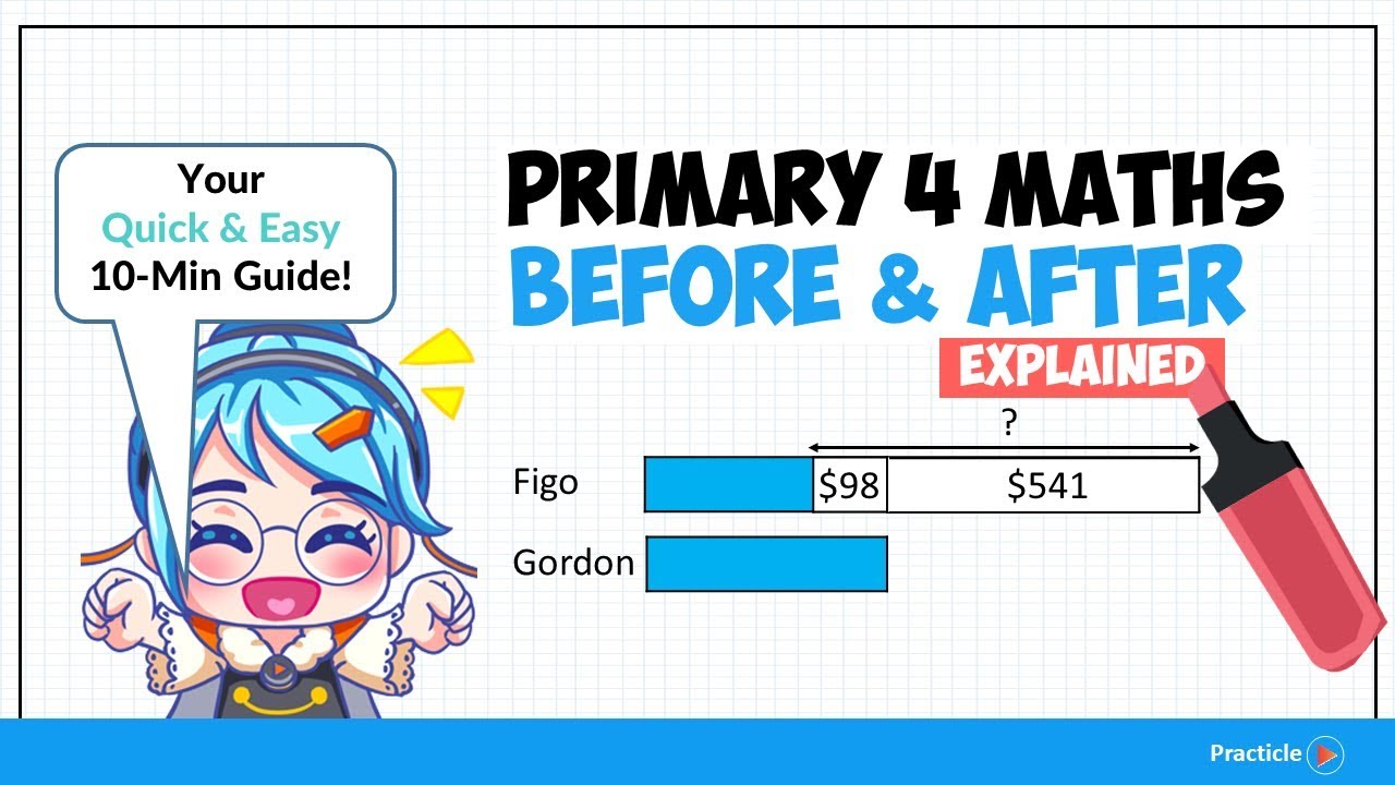 Primary 4 Math Before and After Math Word Problem Made Easy