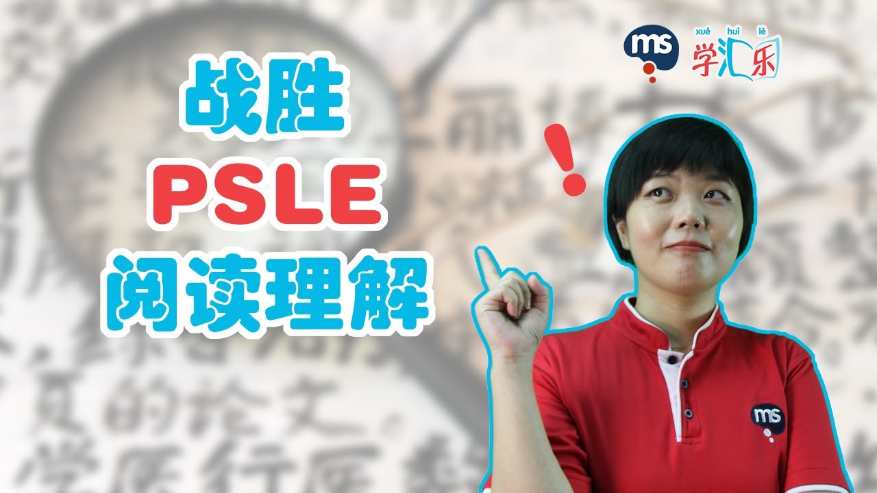 Excel in PSLE Chinese Comprehension
