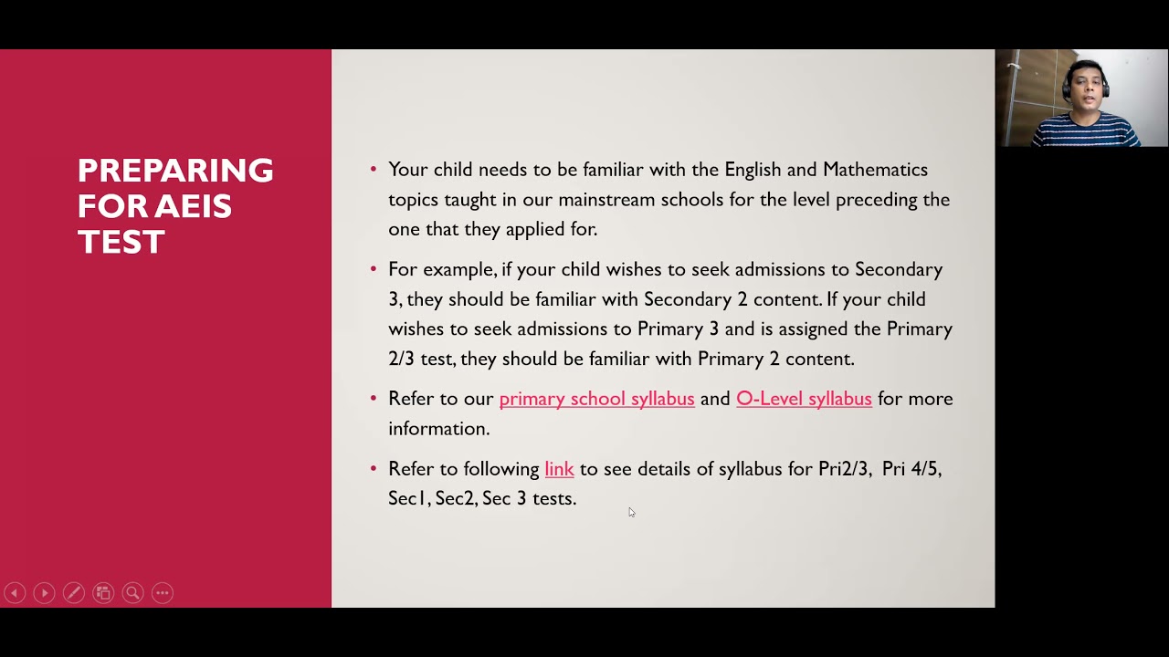 How to Prepare for AEIS - Entrance exam to enter Singapore Local Mainstream school system