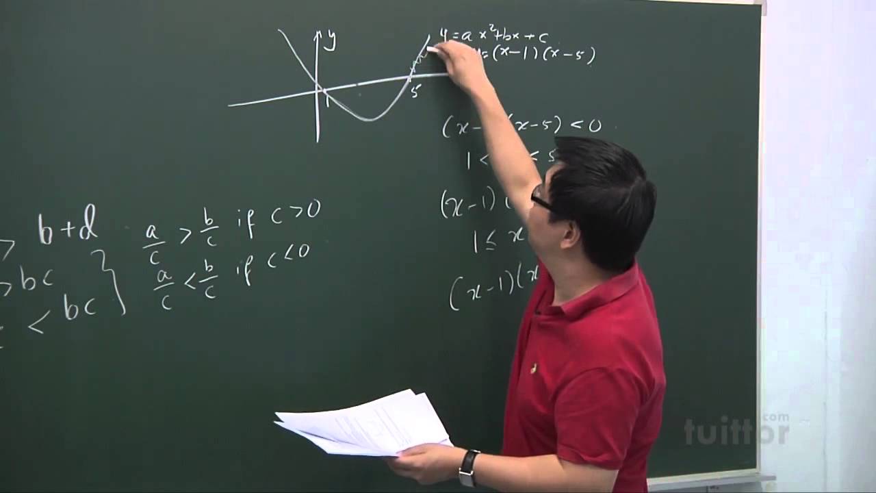 JC Mathematics H1 - Topic 2 Inequalities Demo Video
