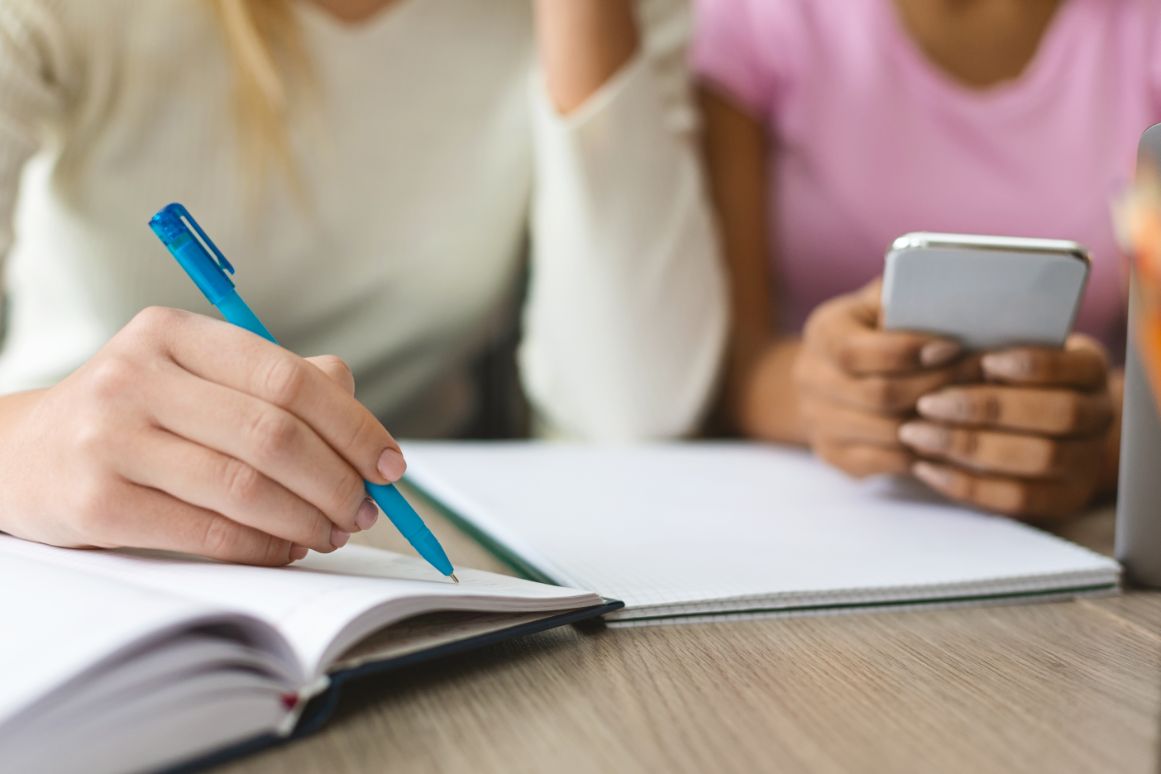 Secondary Home Tutor imparting useful tips and strategies to students
