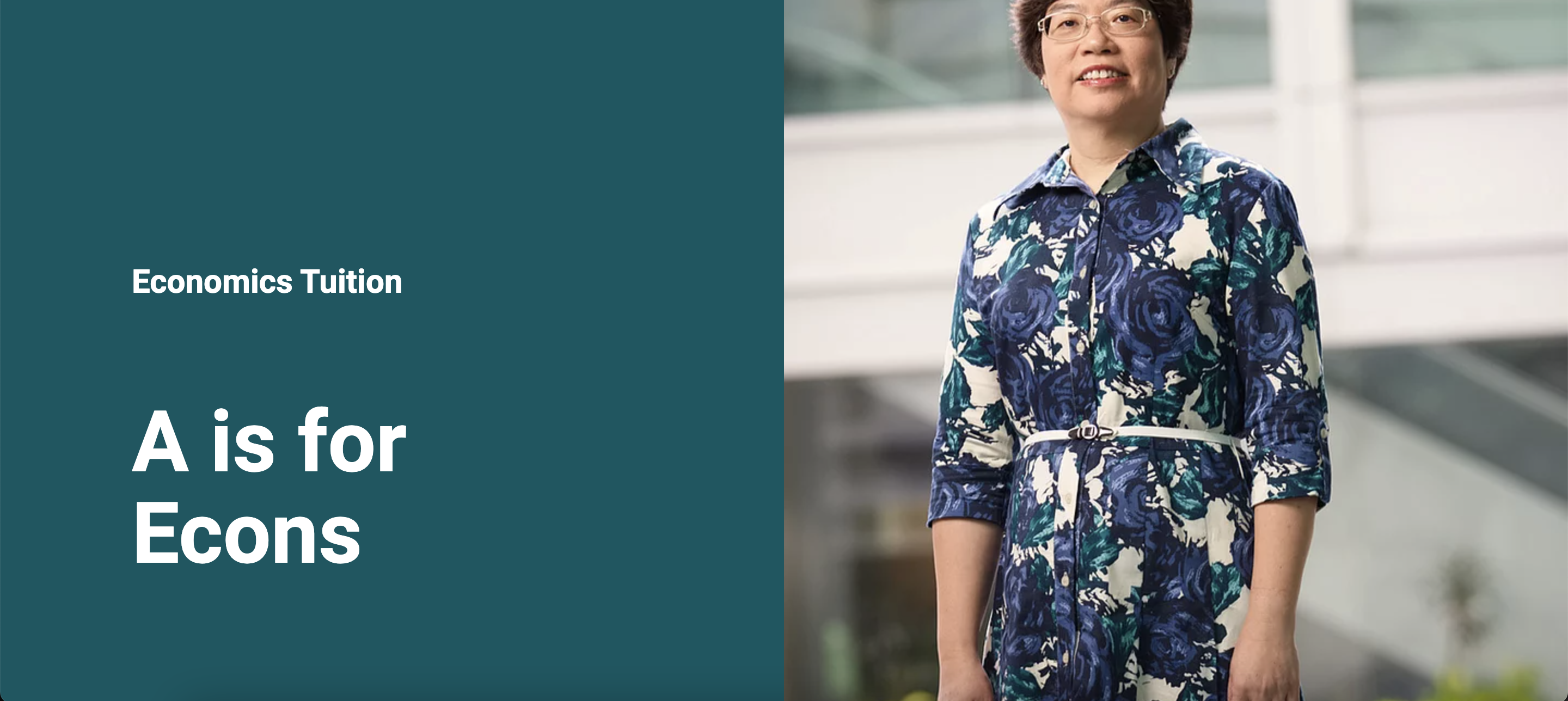 A is for Econs Economics Tuition