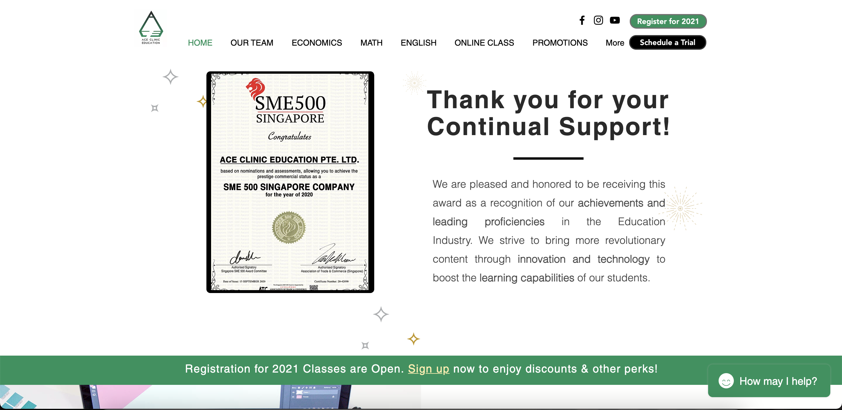 Ace Clinic Education Economics Tuition