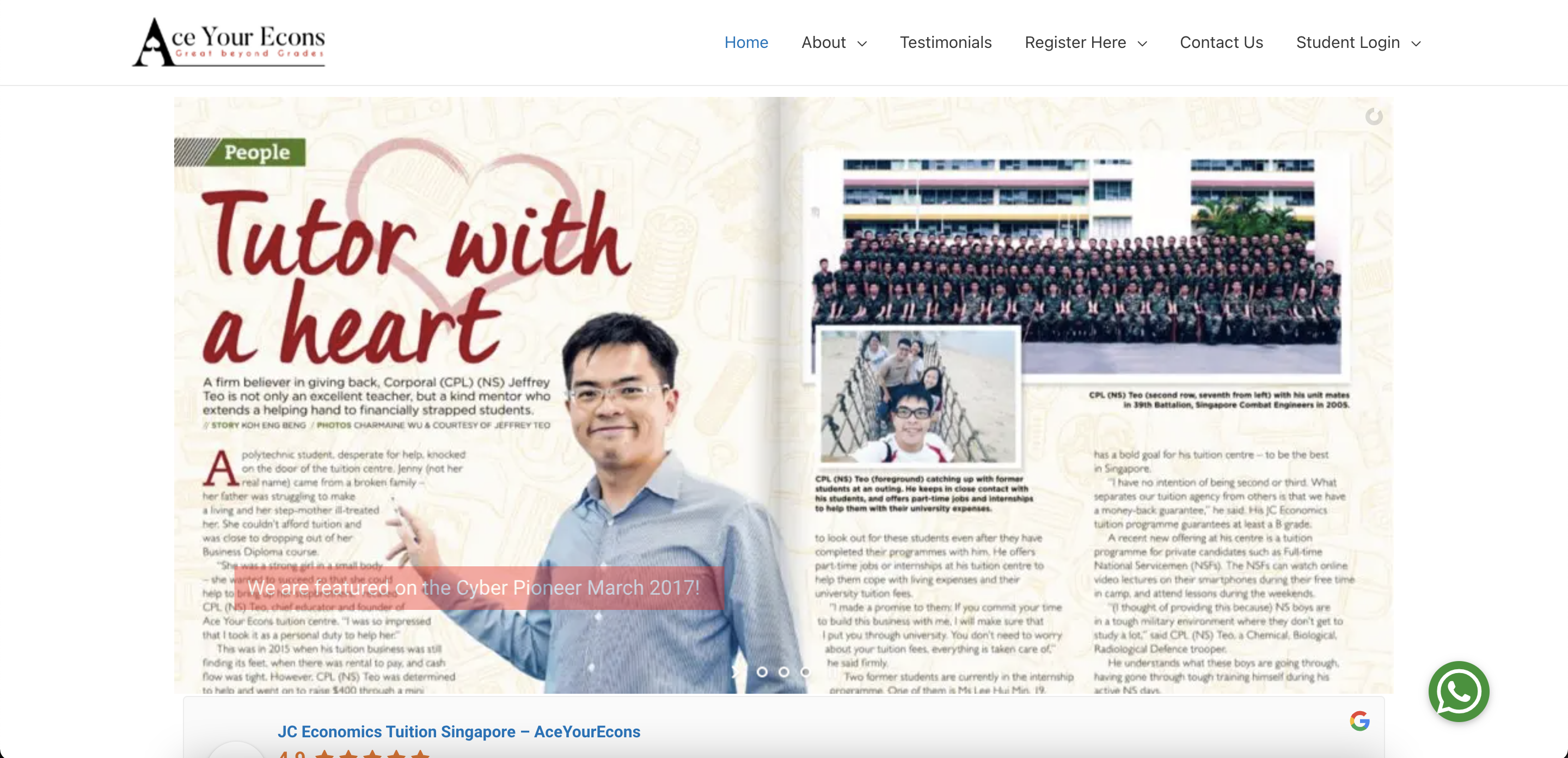 AceYourEcons Economics Tuition