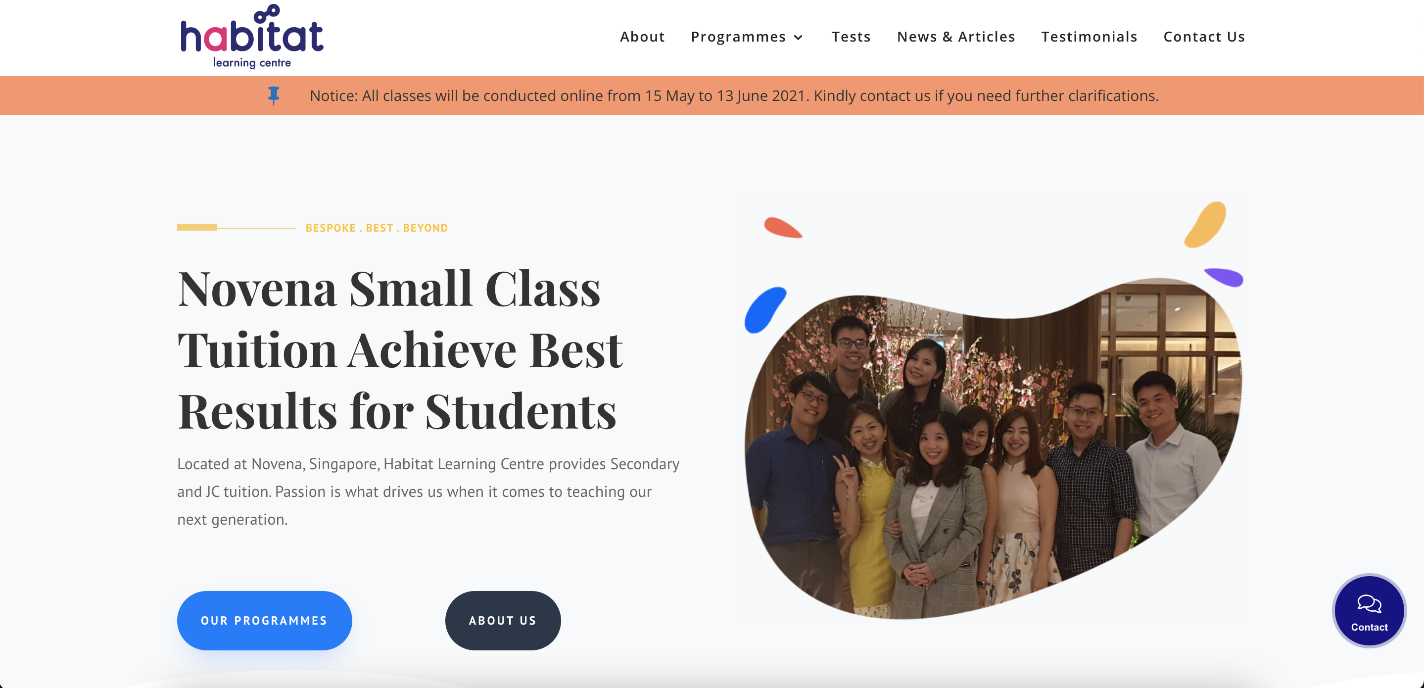 Habitat Learning Centre Economics Tuition