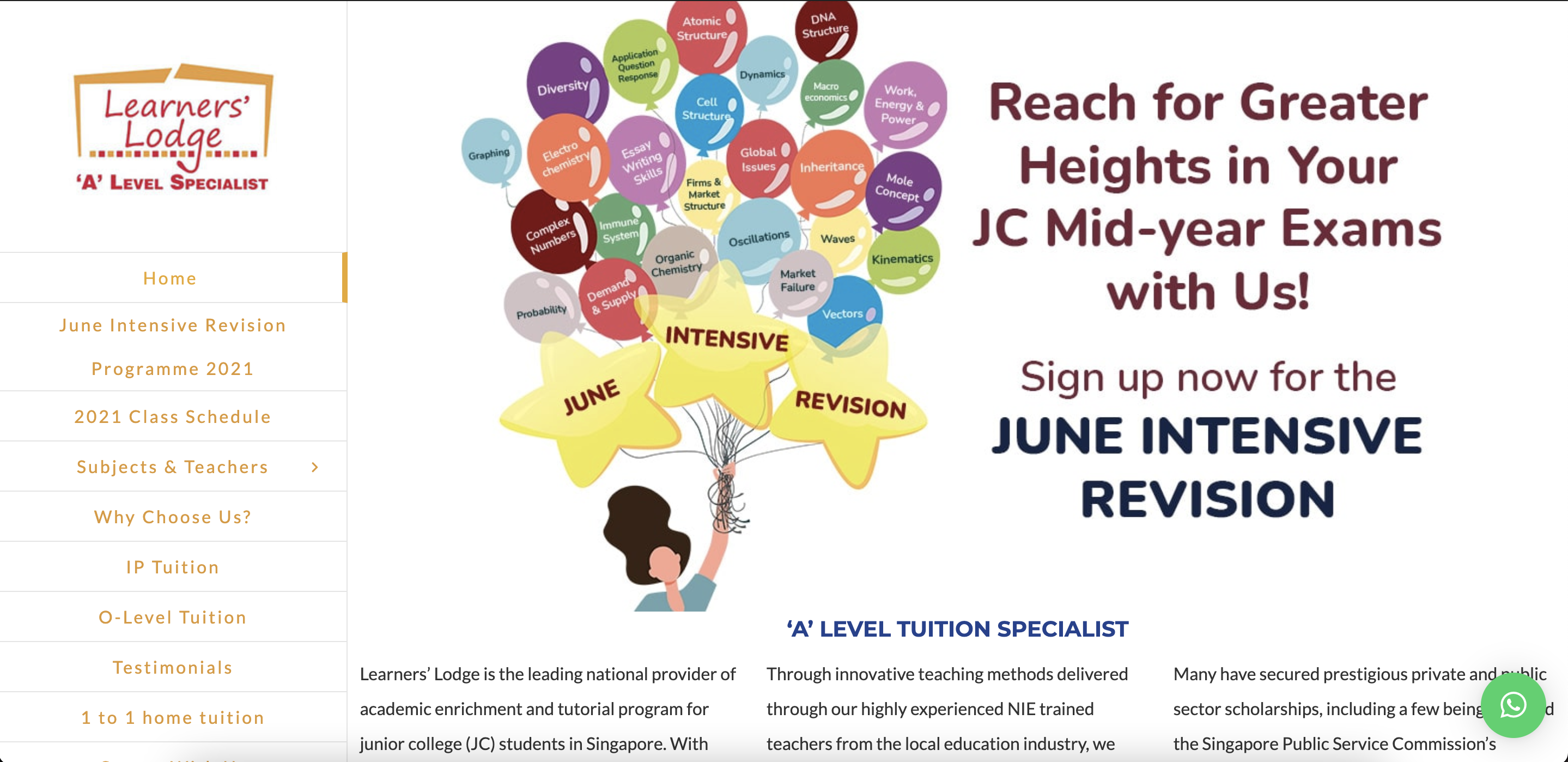 Learners' Lodge Economics Tuition