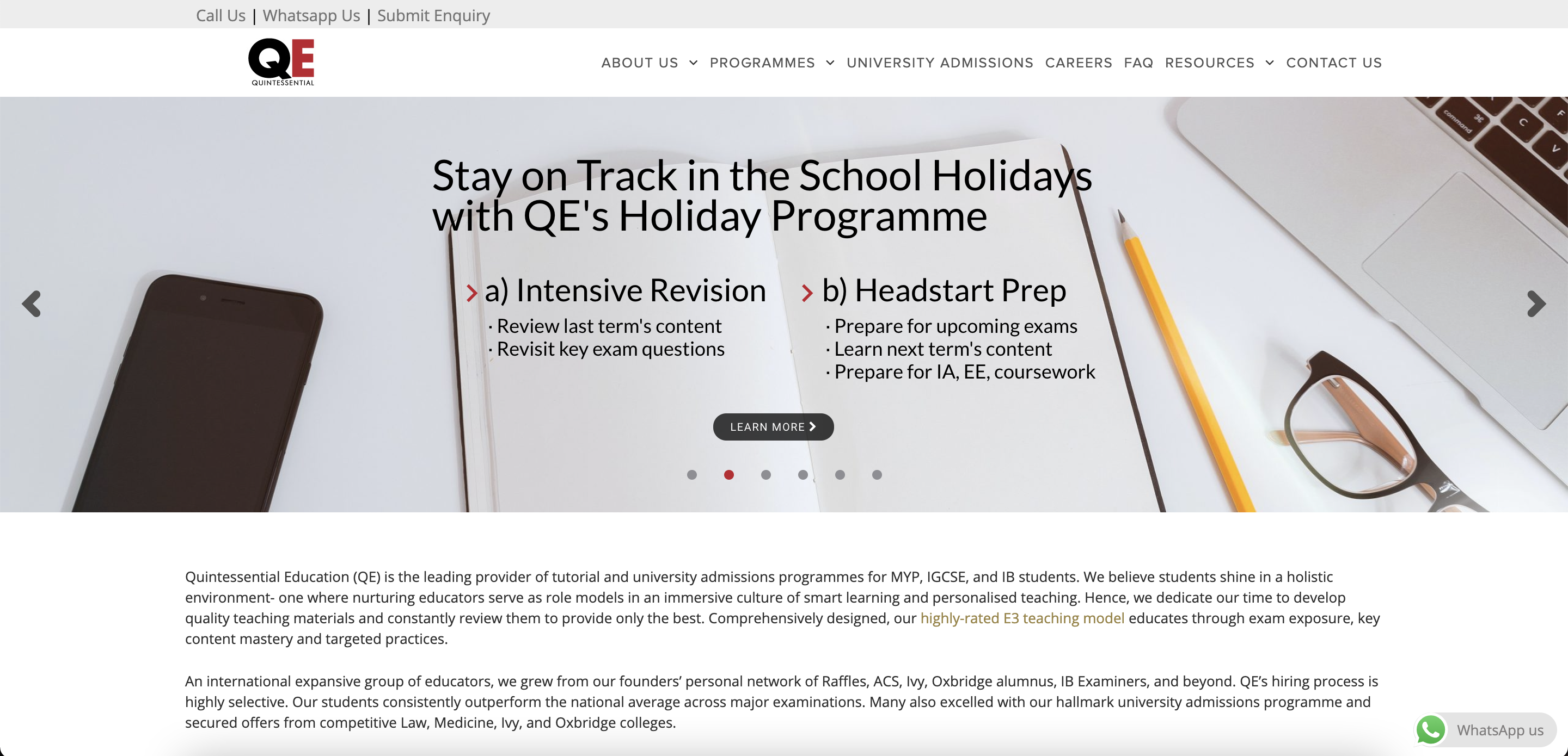 Quintessential Education Economics Tuition