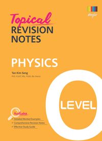 O Level Physics Topical Revision Notes