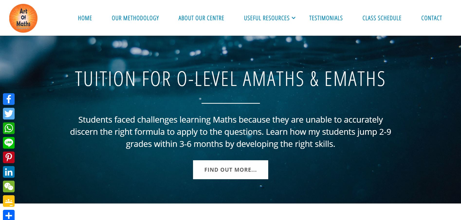 Art of Maths Secondary School Tuition