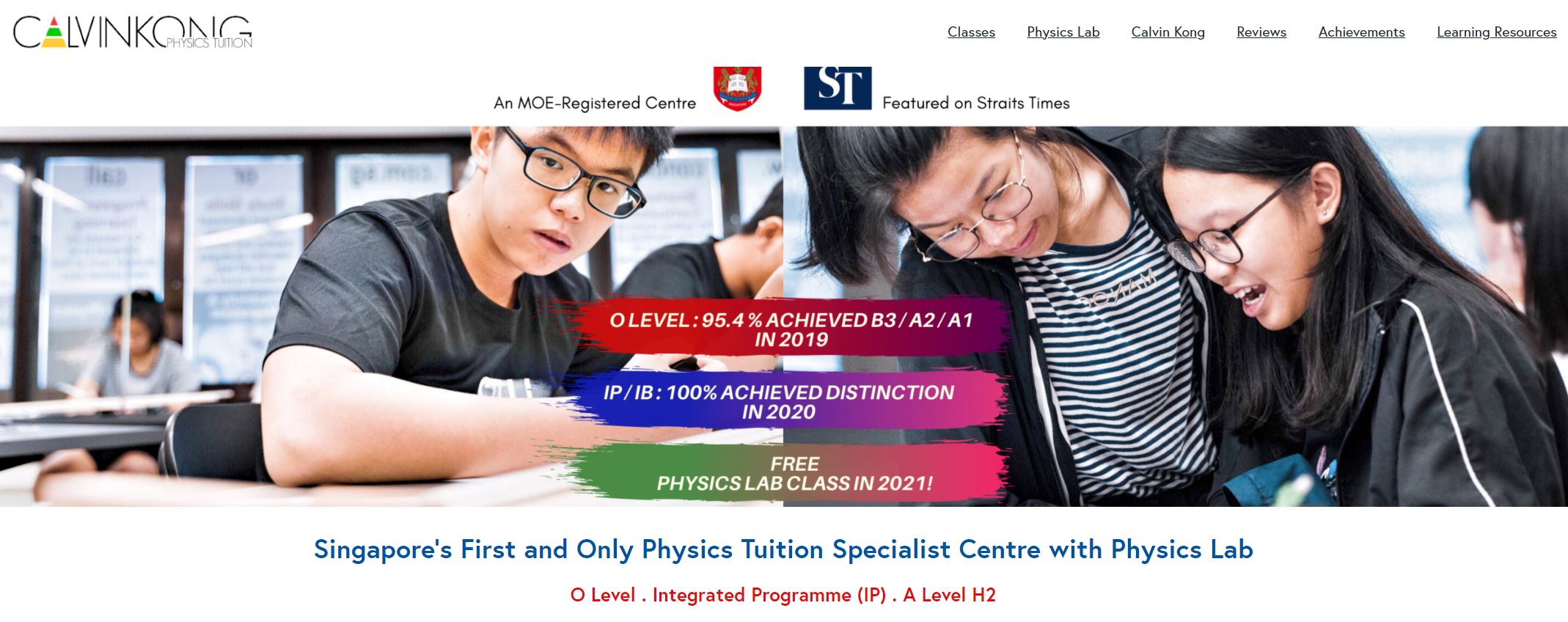 Calvin Kong Physics JC Tuition