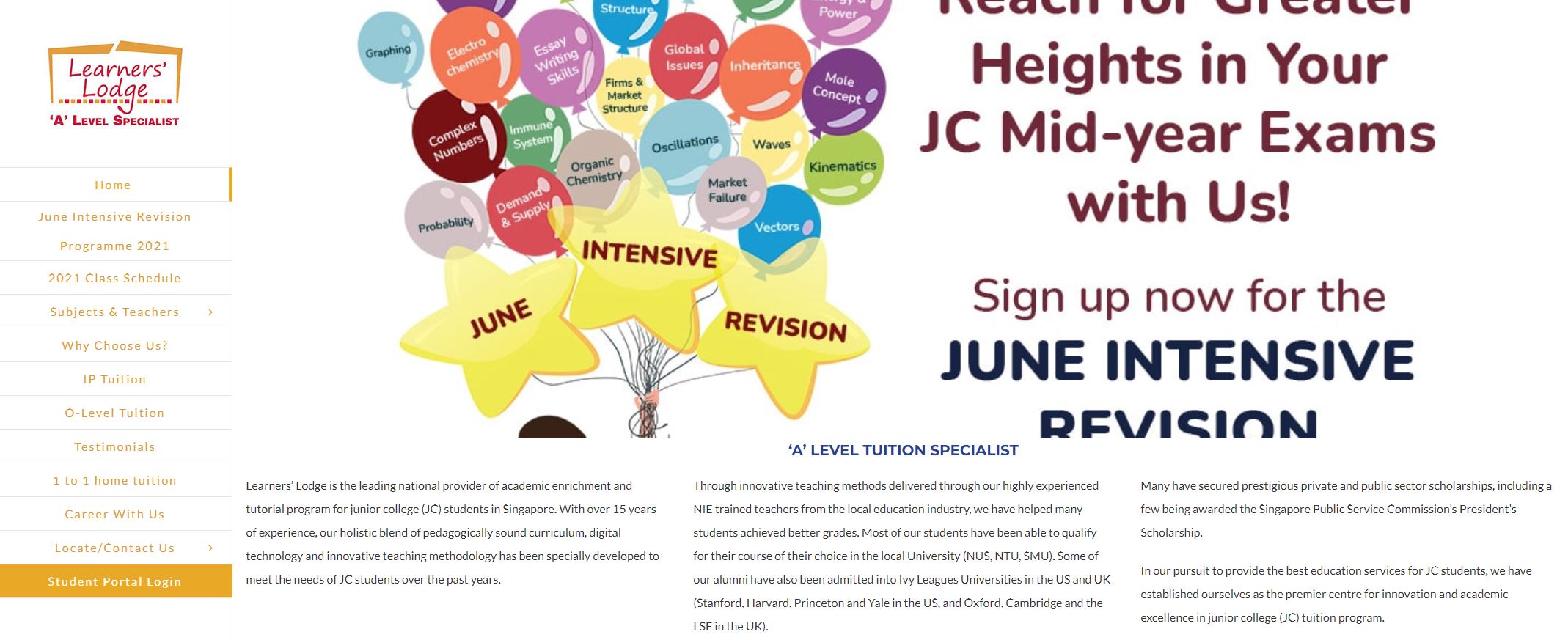 Learners' Lodge JC Tuition