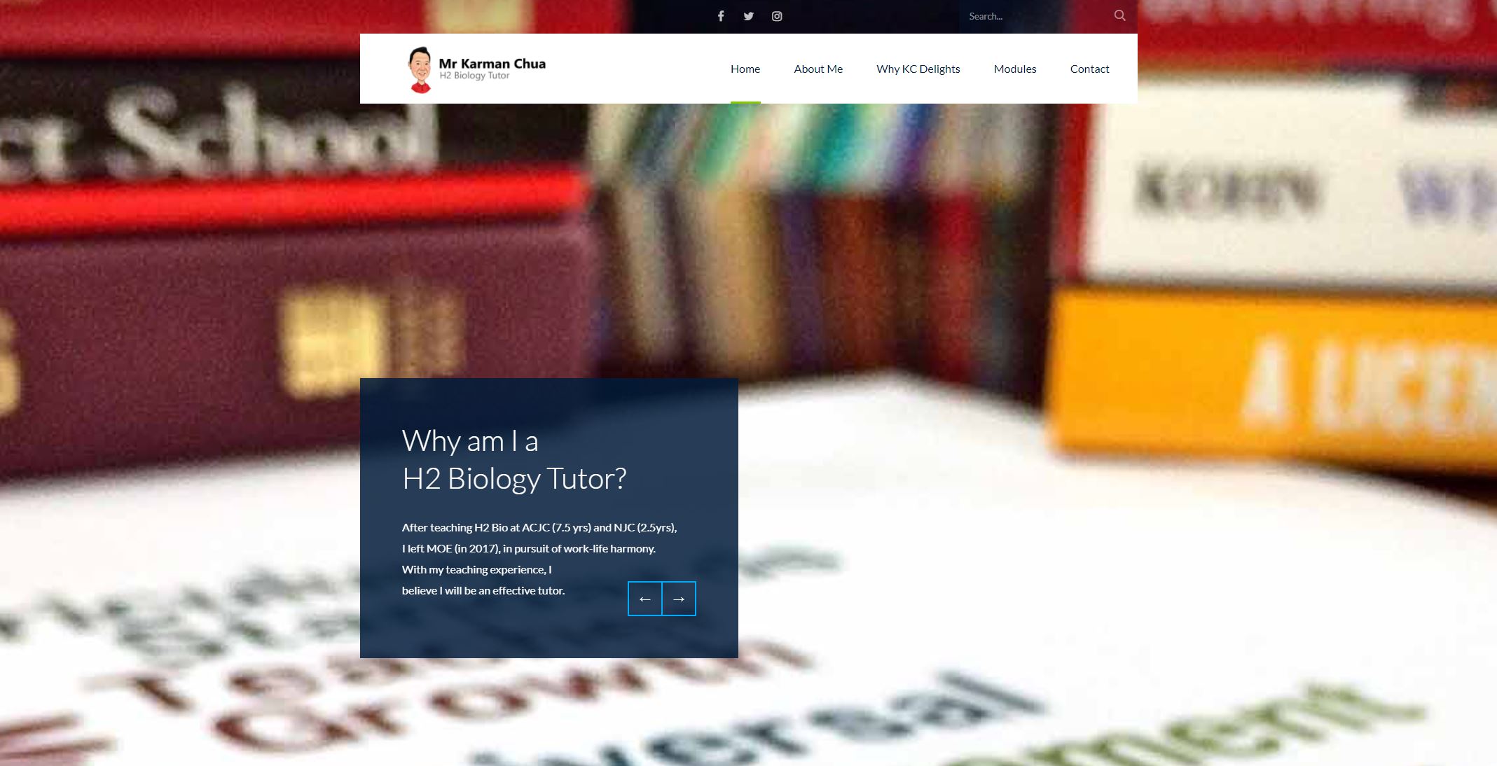 Mr Karma Chua JC Tuition