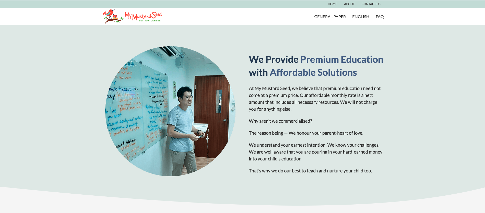 My Mustard Seed Tuition Centre IP Tuition