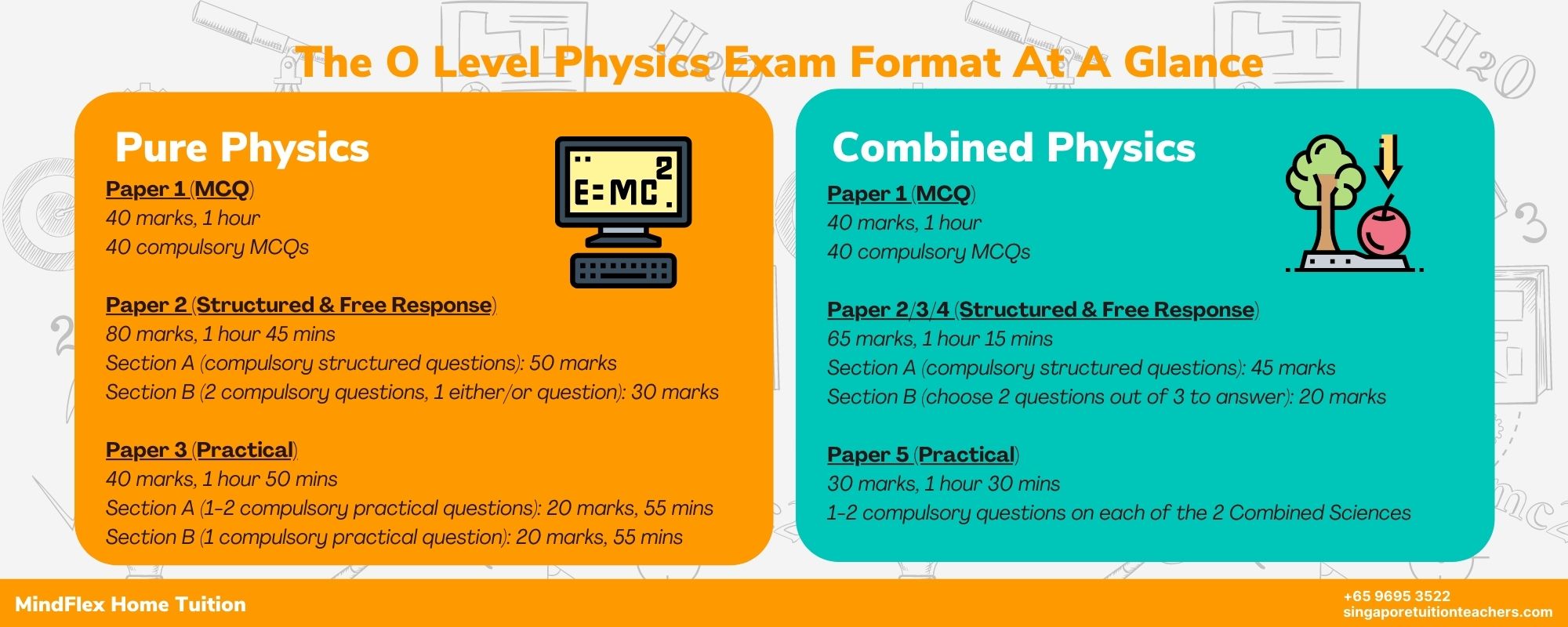 O Level Physics Infographic