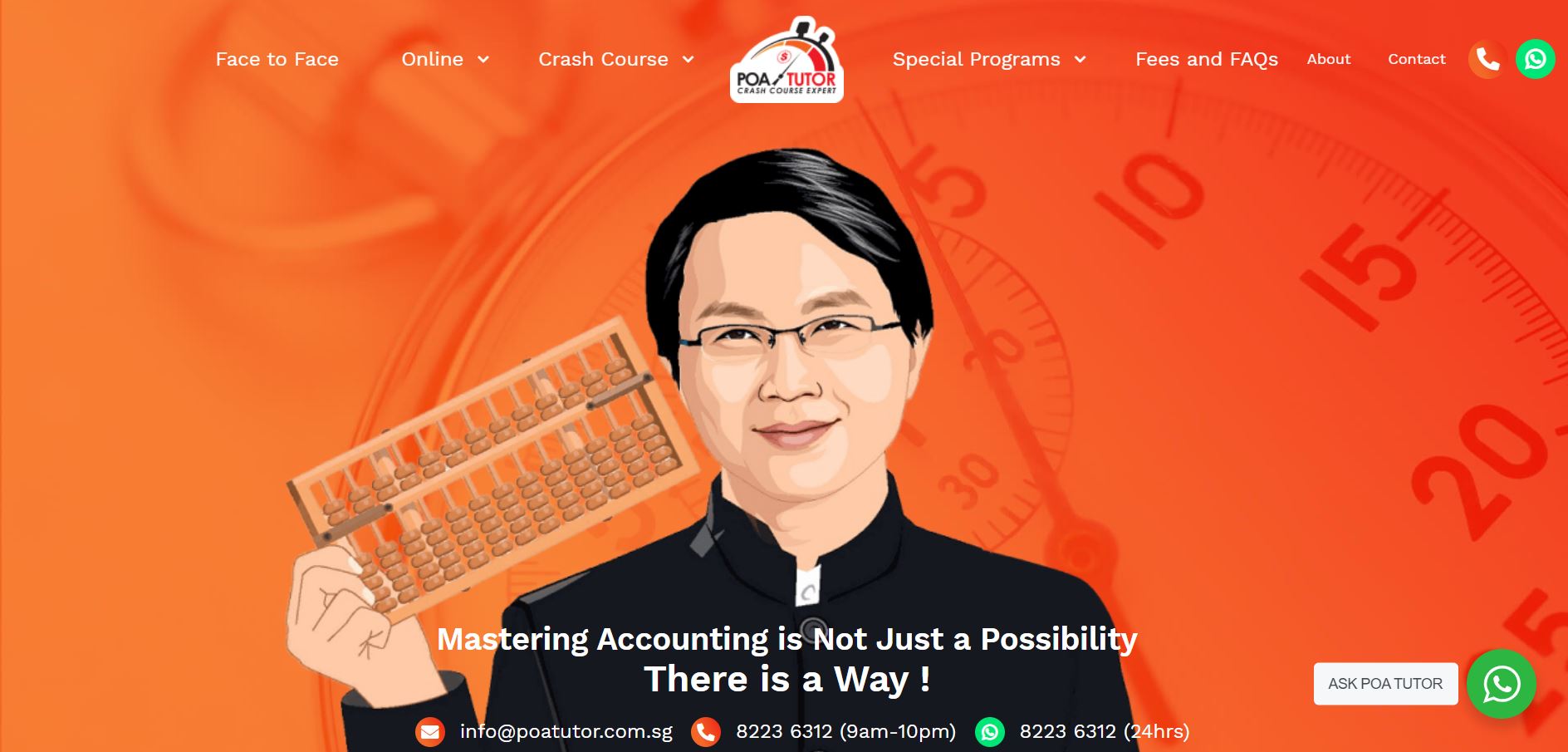 POA Tutor Crash Course Expert Secondary School Tuition