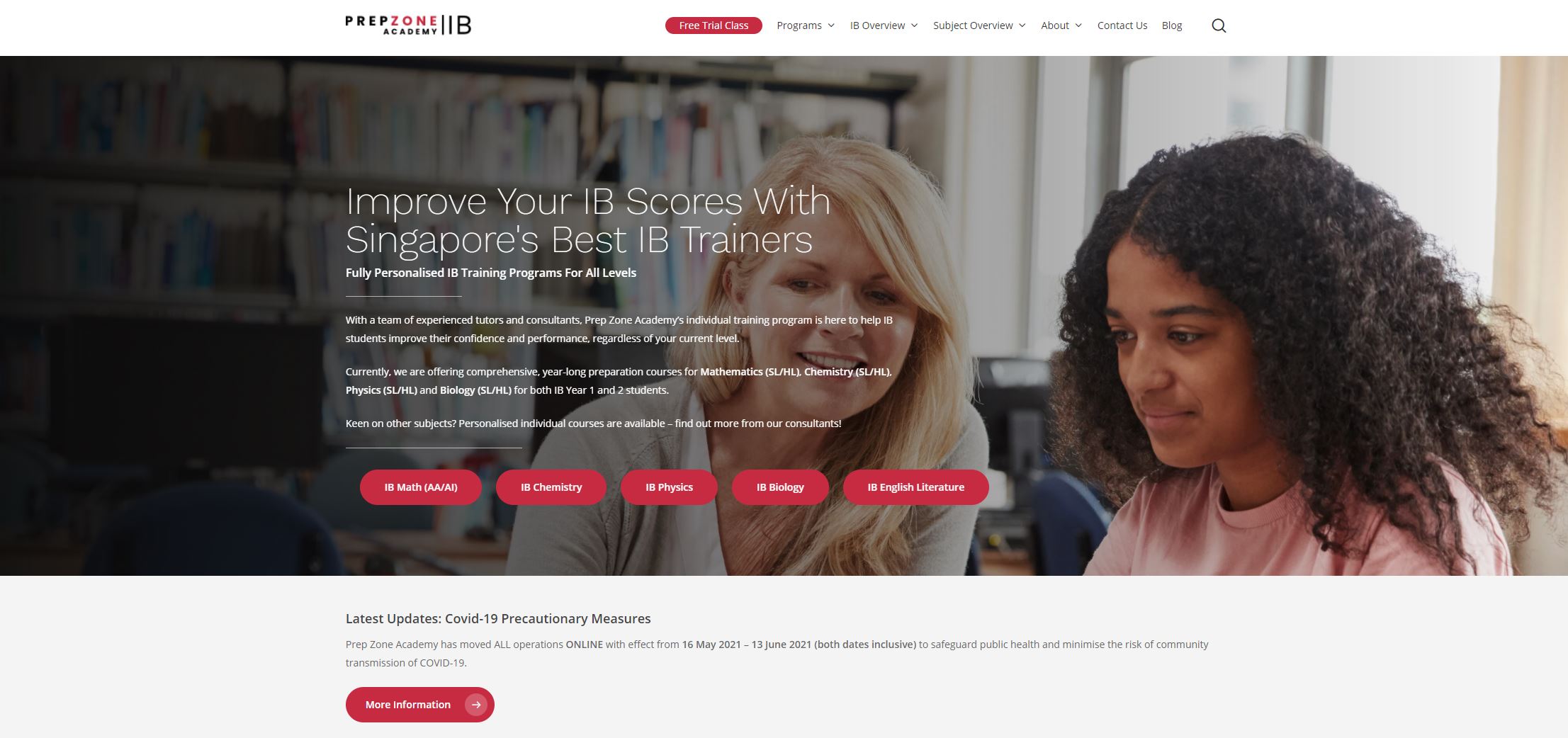 Prep Zone Academy IB Tuition