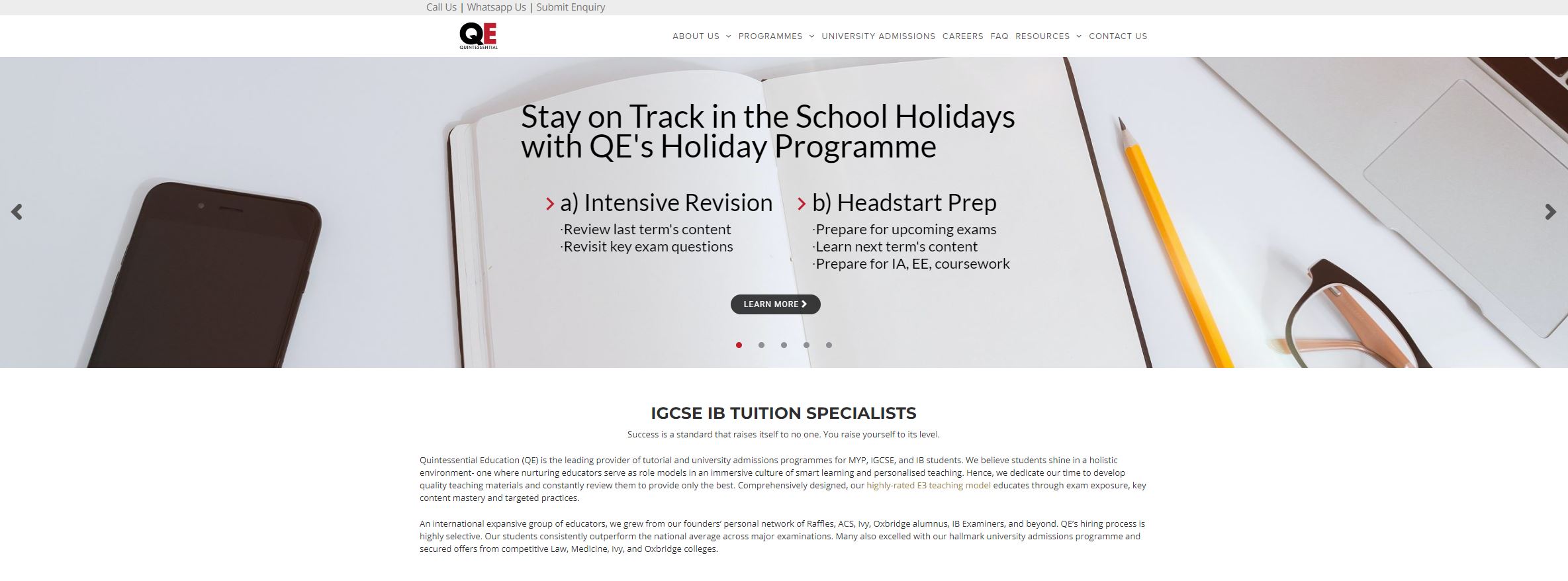 Quintessential Education IB Tuition