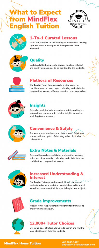 Infographic on What To Expect From MindFlex English Tutors